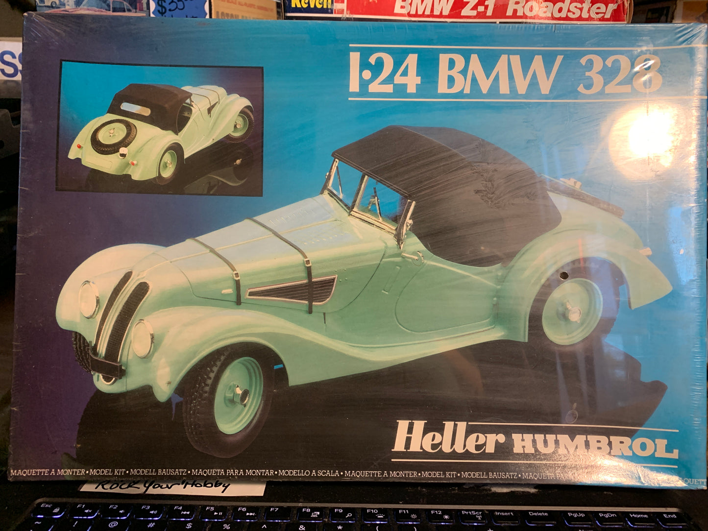 Heller Humbrol 1:24 BMW 328 model kit 80701 factory sealed
