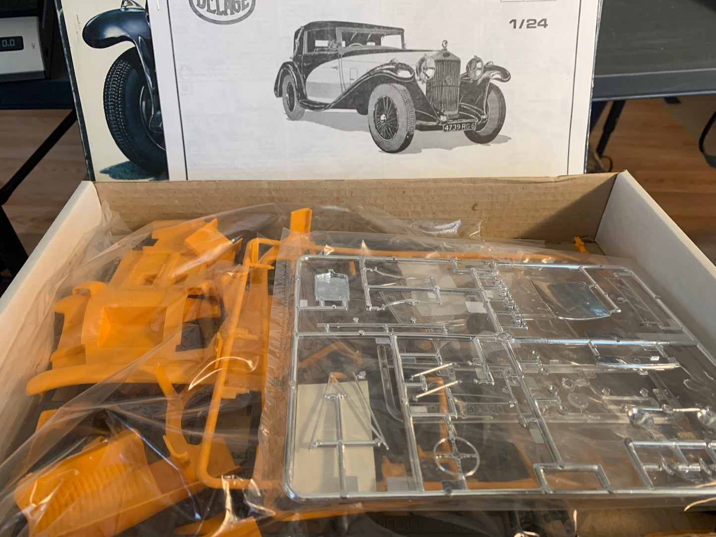 Heller Delage D.8SS kit #720, 1/24