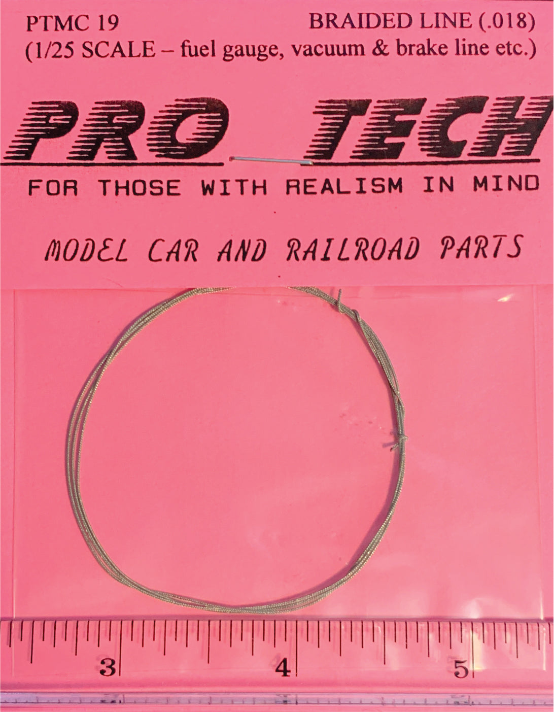 Braided Line (.018) (1/25 scale - fuel gauge, vacuum line, brake