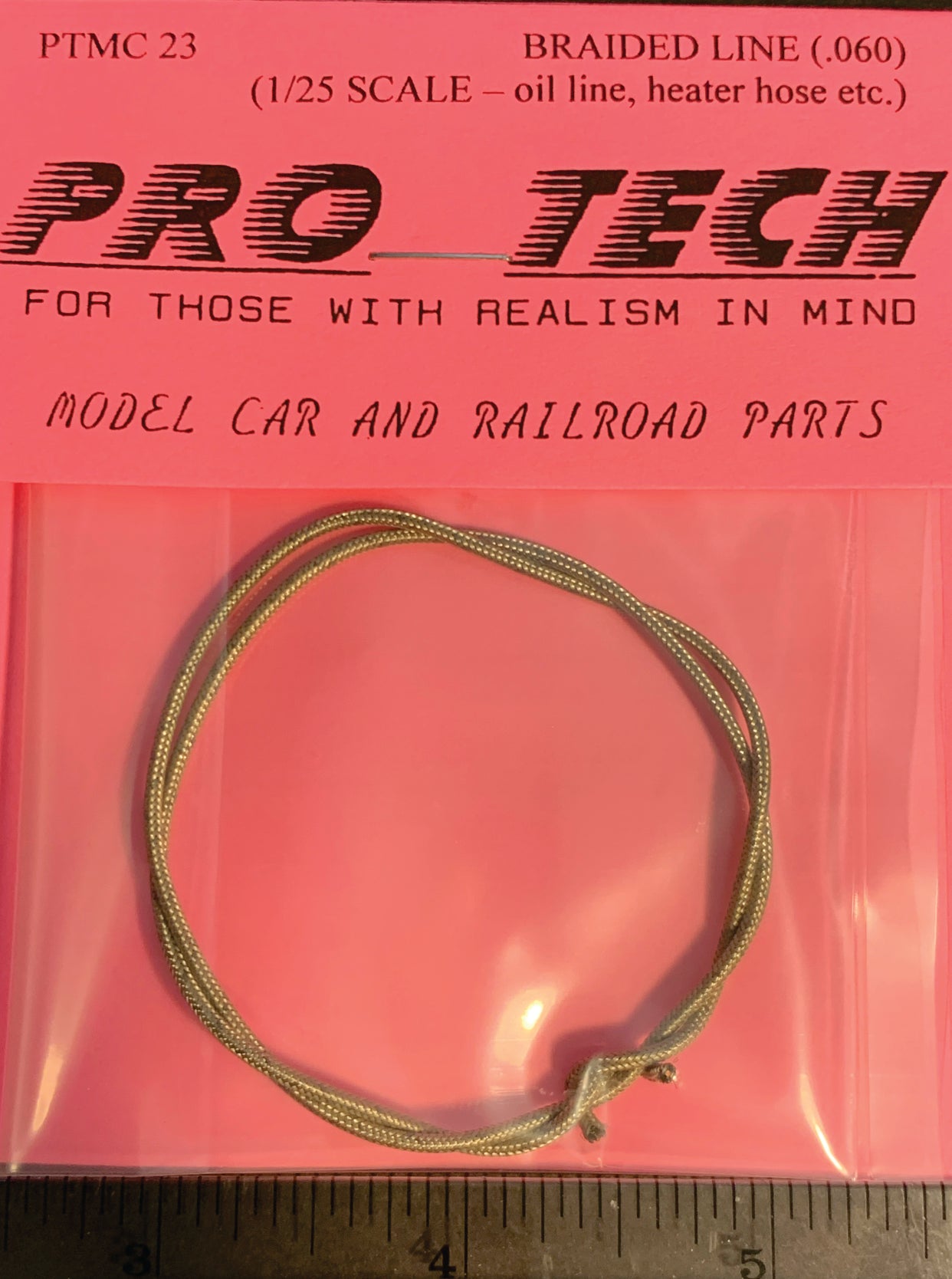 Braided Line (.060) (1/25 scale - oil line, heater hose etc.) (1 ft.).