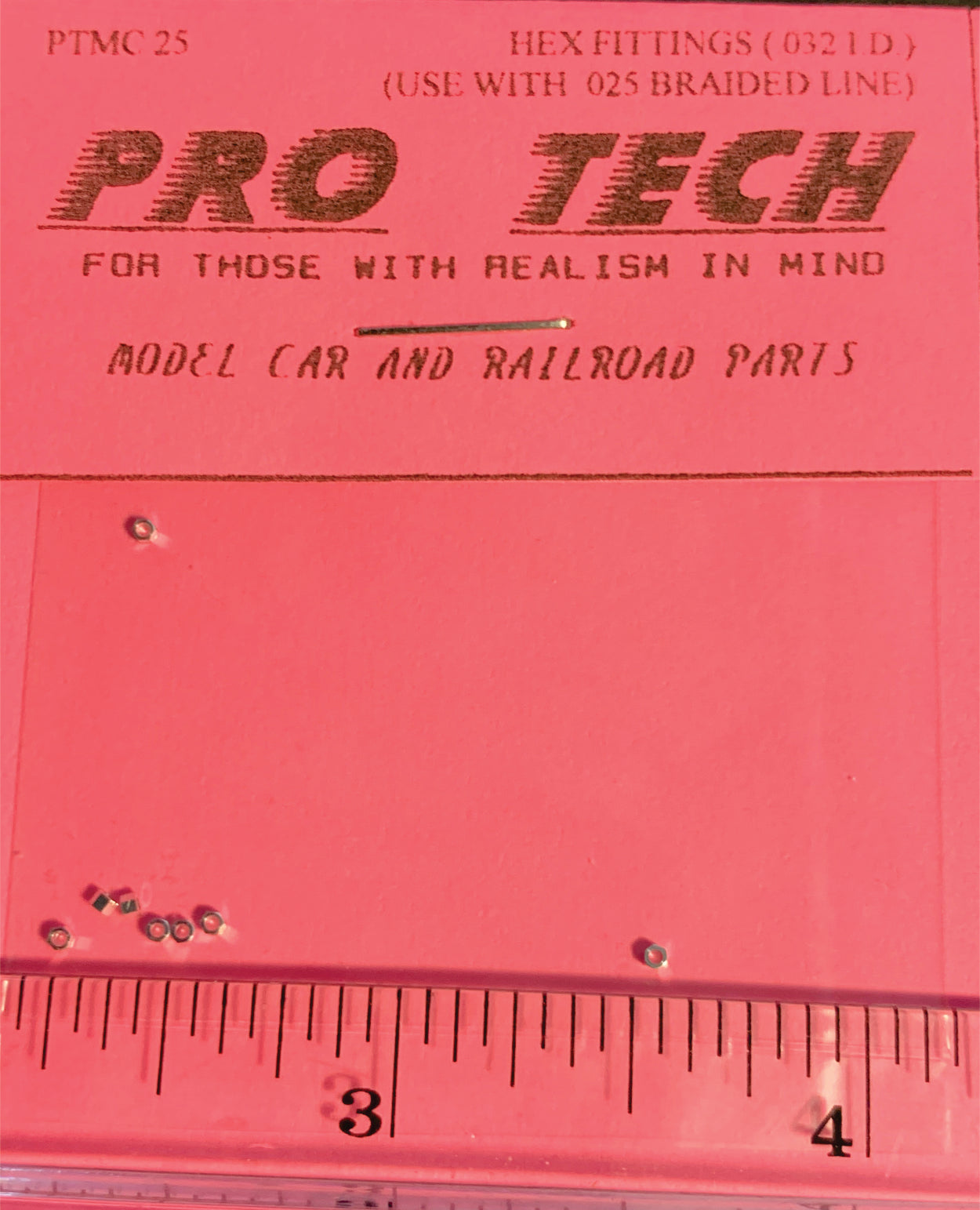 Hex Fittings (for .025 Braided Line) (machined aluminum)