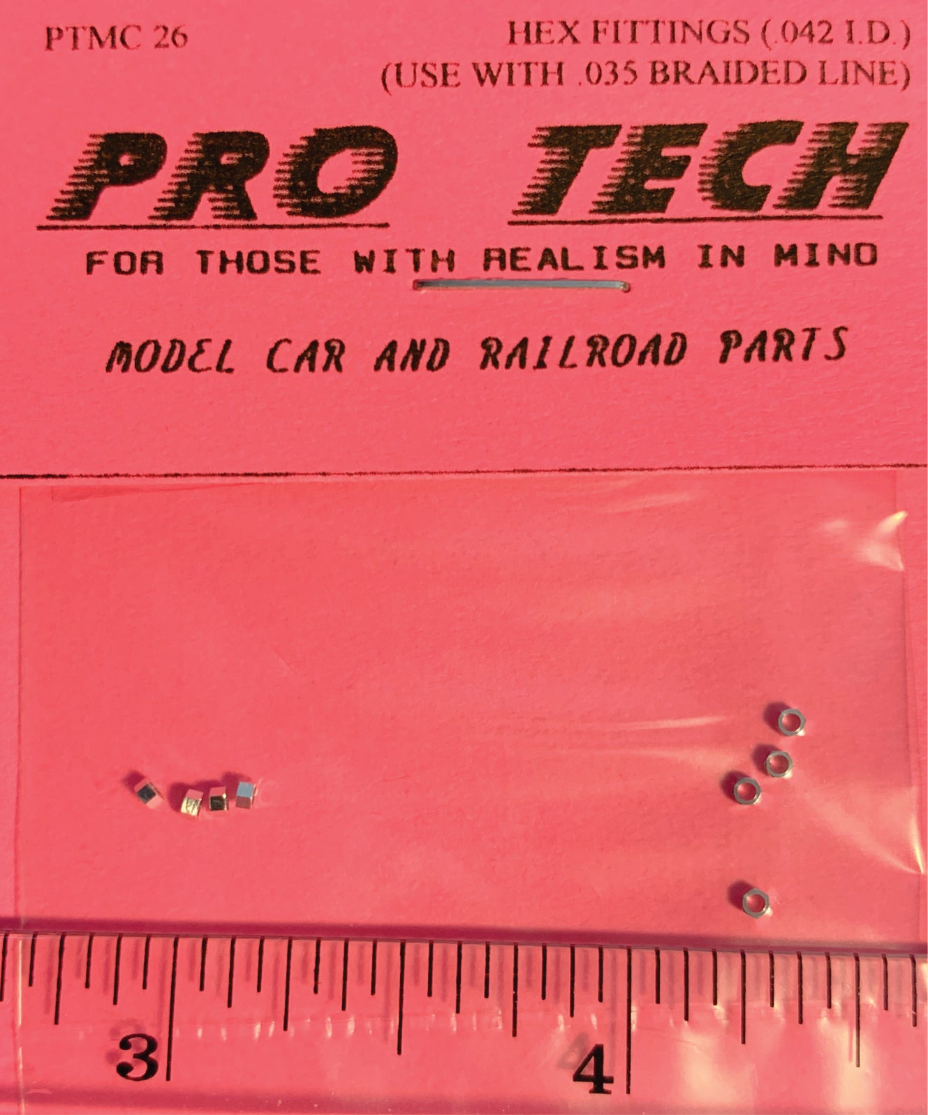 Hex Fittings (for .035 Braided Line) (machined aluminum)