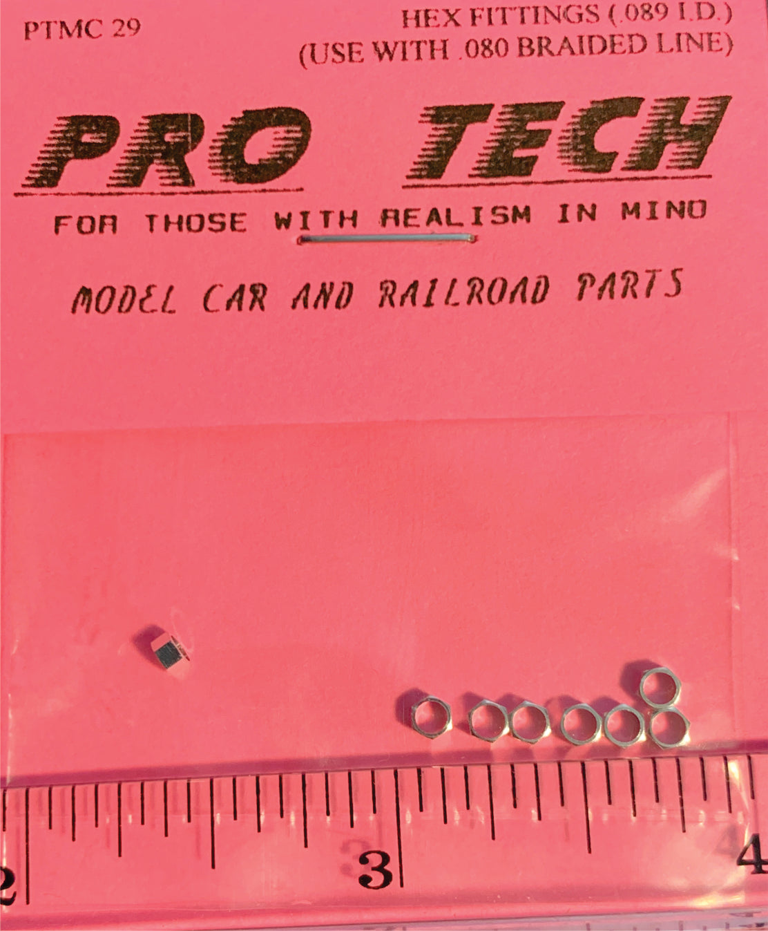 Hex Fittings (for .080 Braided Line) (machined aluminum)