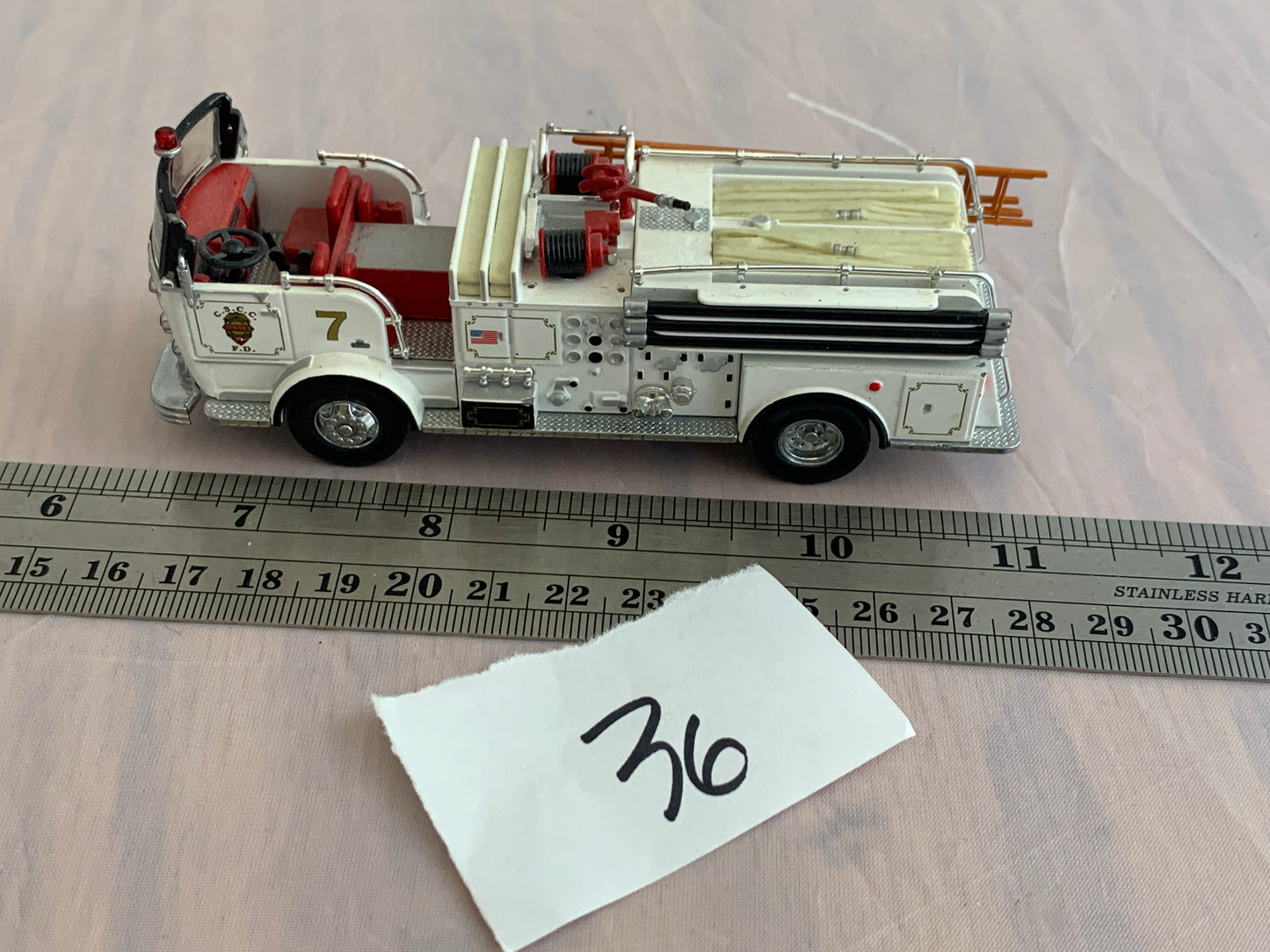 Diecast code 3 c3cc fire dept #7 1/64