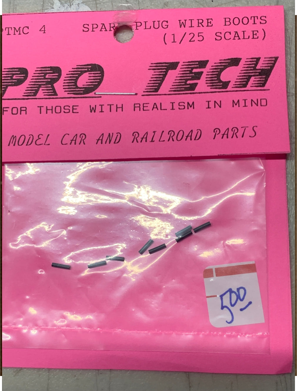 Spark Plug Wire Boots (1/25 scale) (Black) (8 per pack)