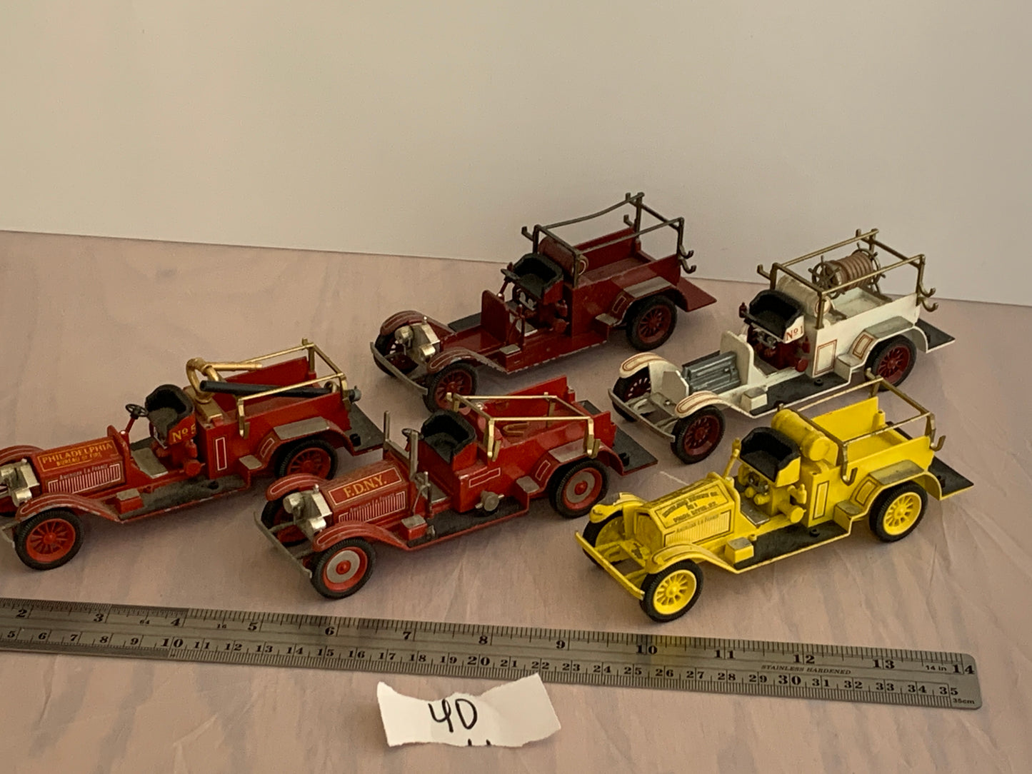 Diecast - Ertl American Lafrance 1948 Fire Truck City Of Dobuque Bank