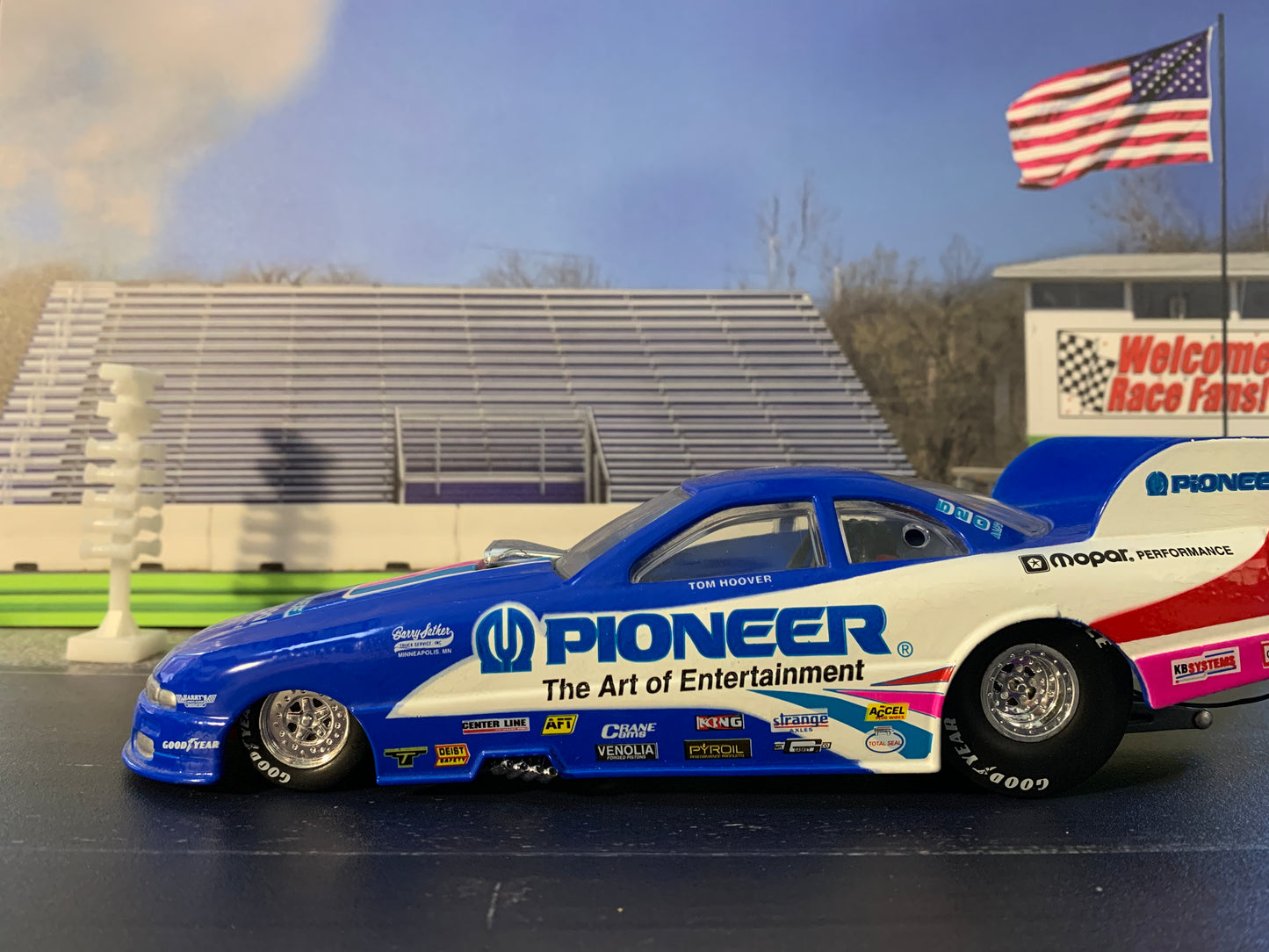 Drag Strip Photo backdrop
