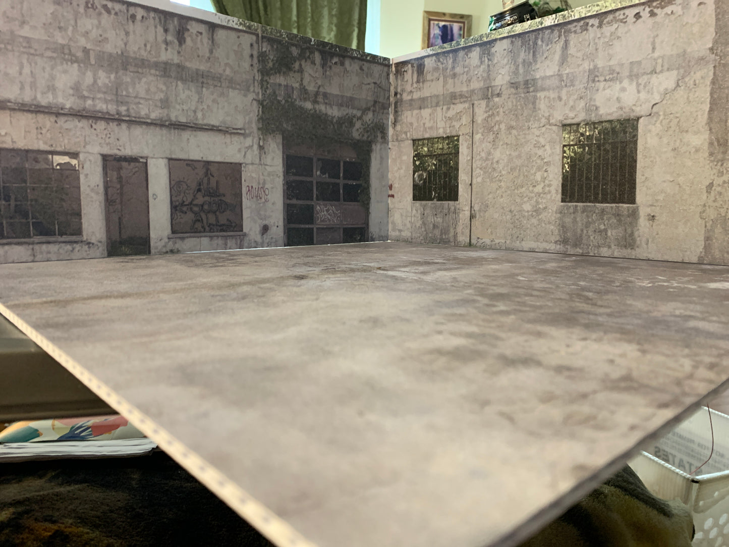 graffiti garage photo backdrop