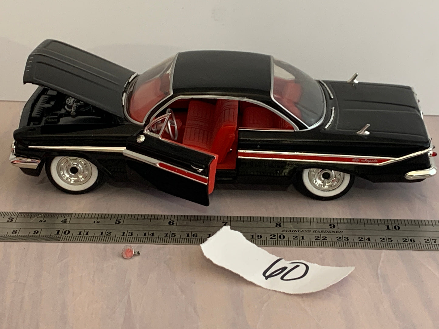 Diecast 1/24 jada 1960 chevy impala hard top 1817221uc13