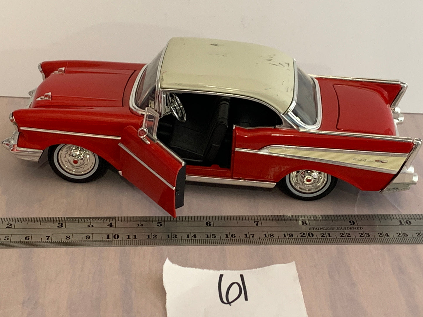Diecast 1/24 jada 1957 chevy red