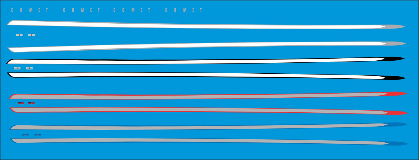 1964 Mercury Comet side stripe & emblem
