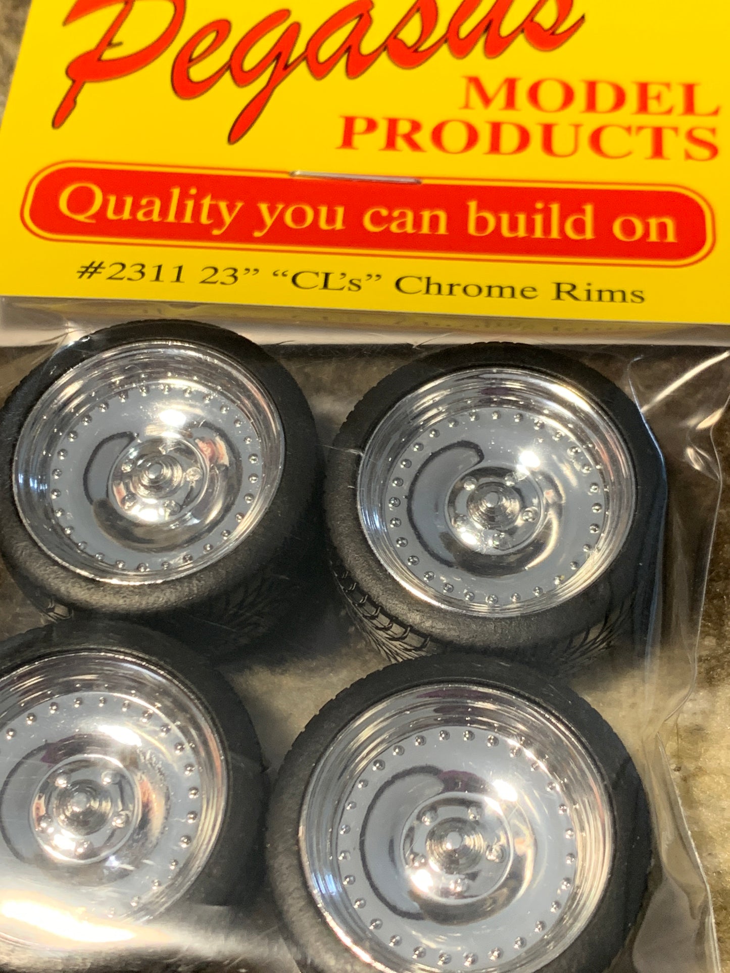 Pegasus #2311 23 inch CL's Chrome Rims and tires