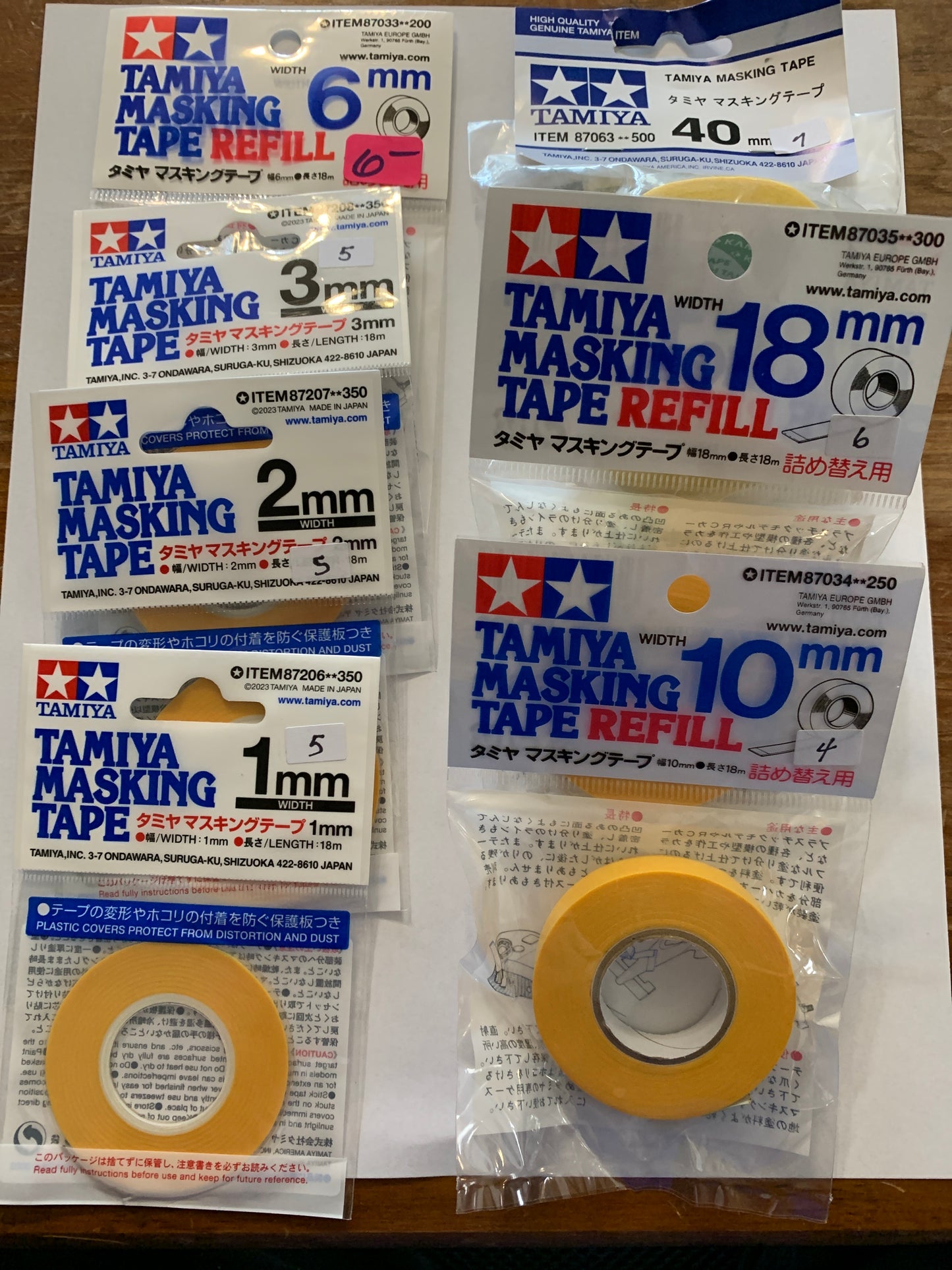 Tamiya masking tape refills