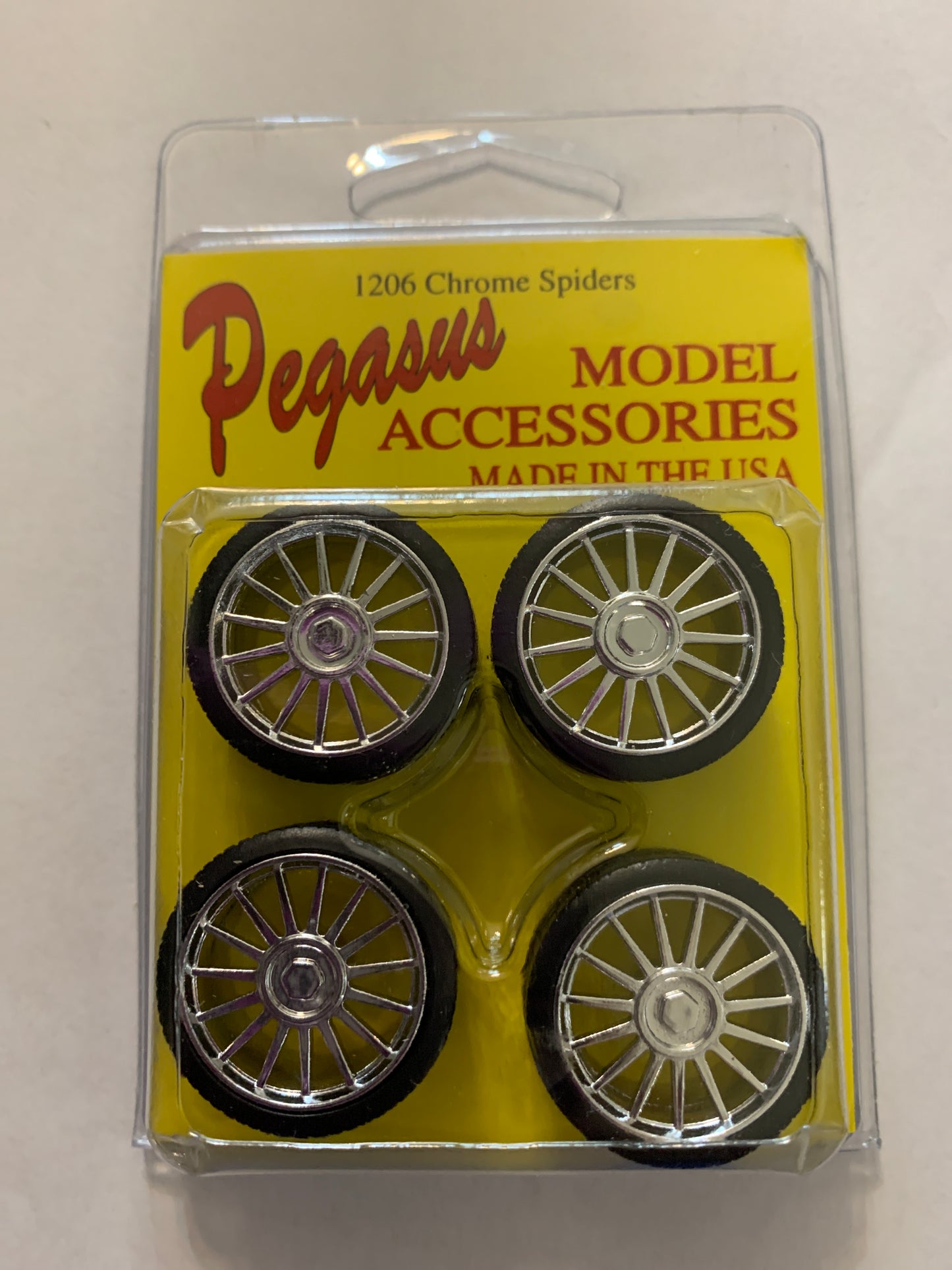 Pegasus #1214 1206 Chrome spiders