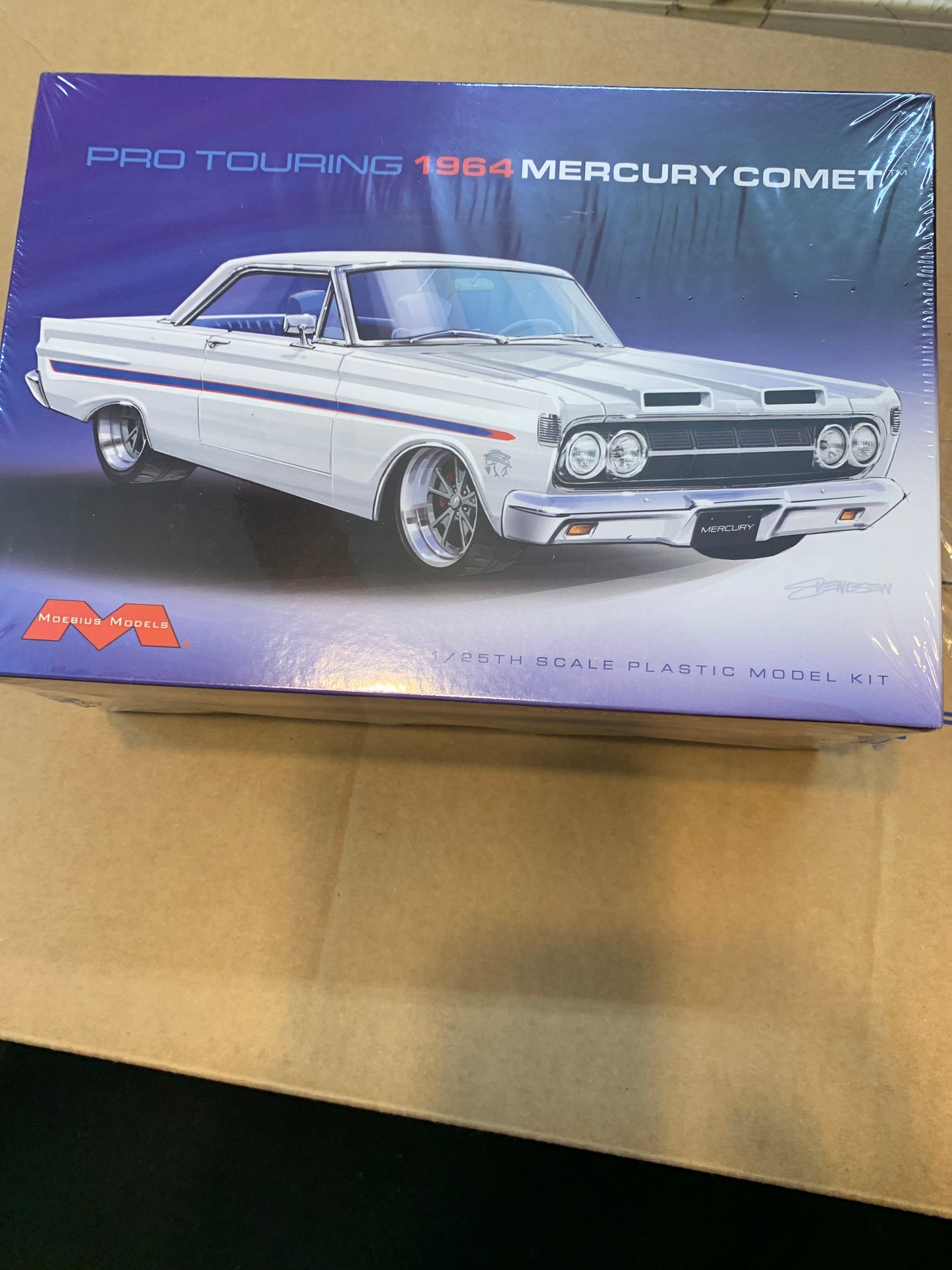Moebius pro touring 1964 mercury comet model kit