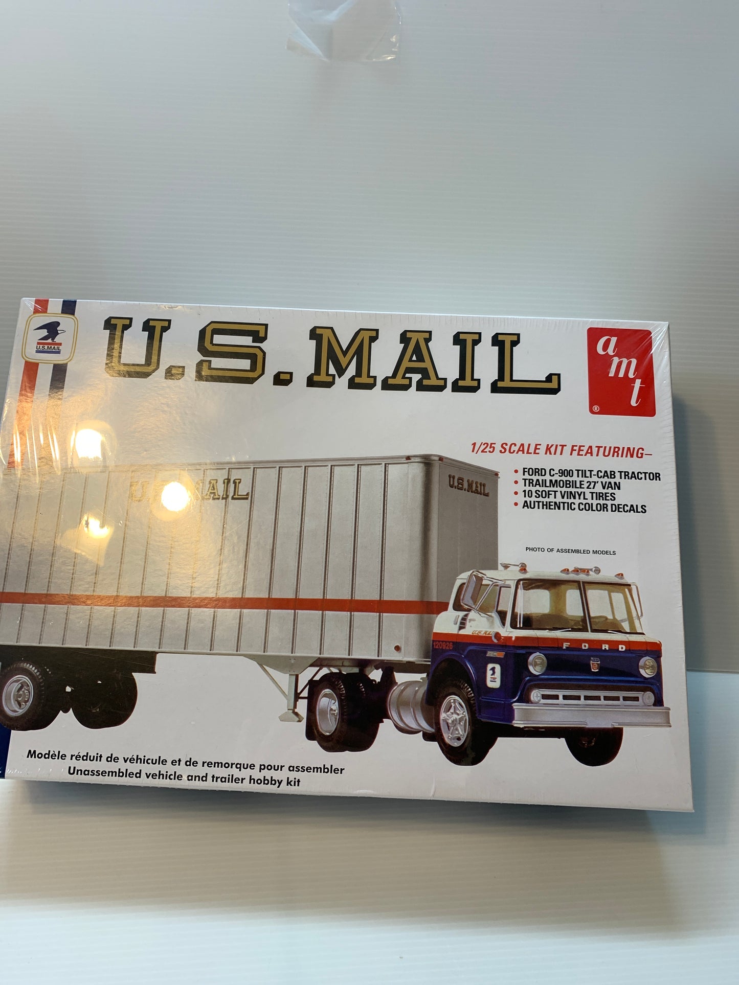AMT US mail, truck and trailer combo 