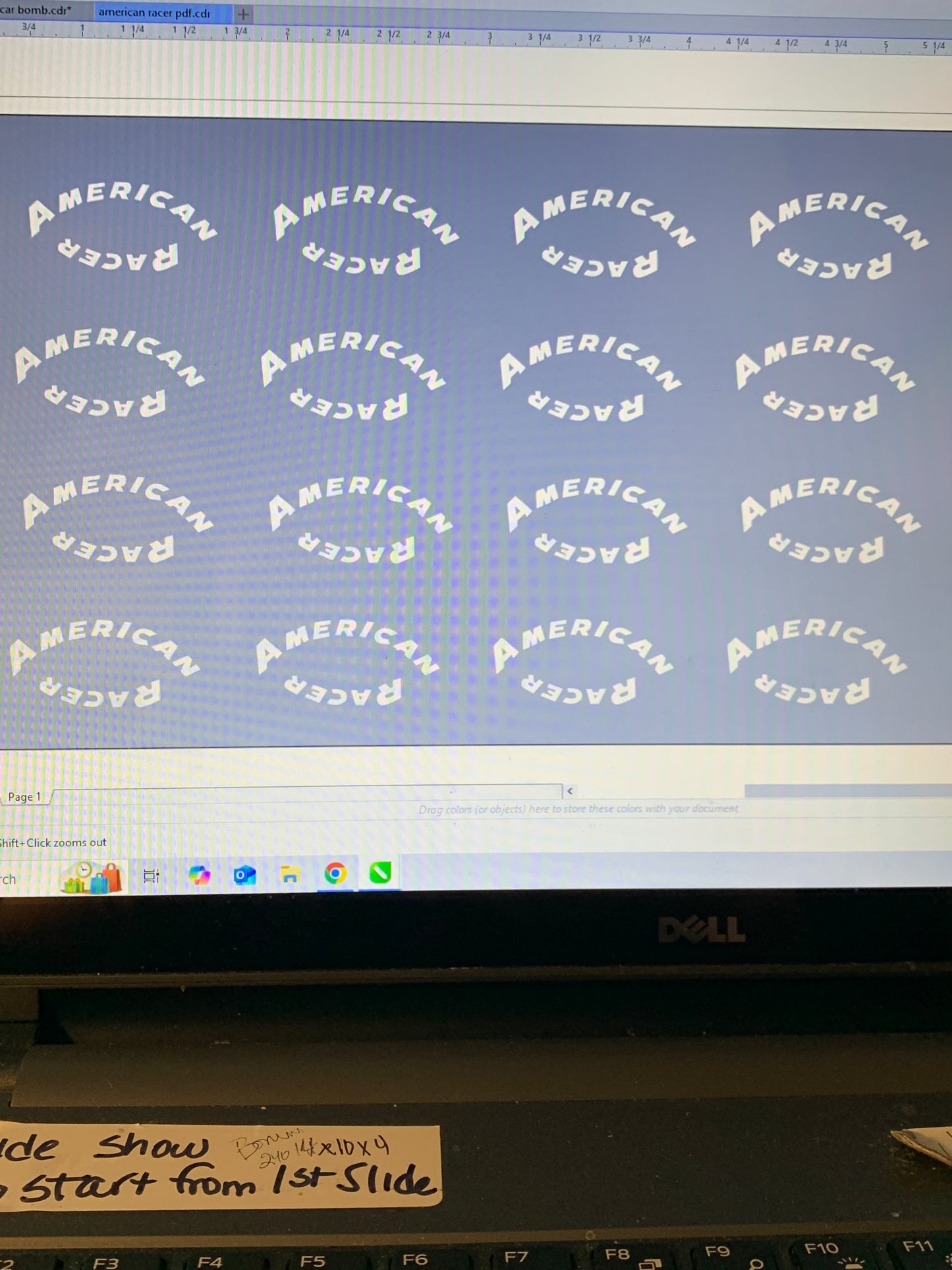 American racer tire decals