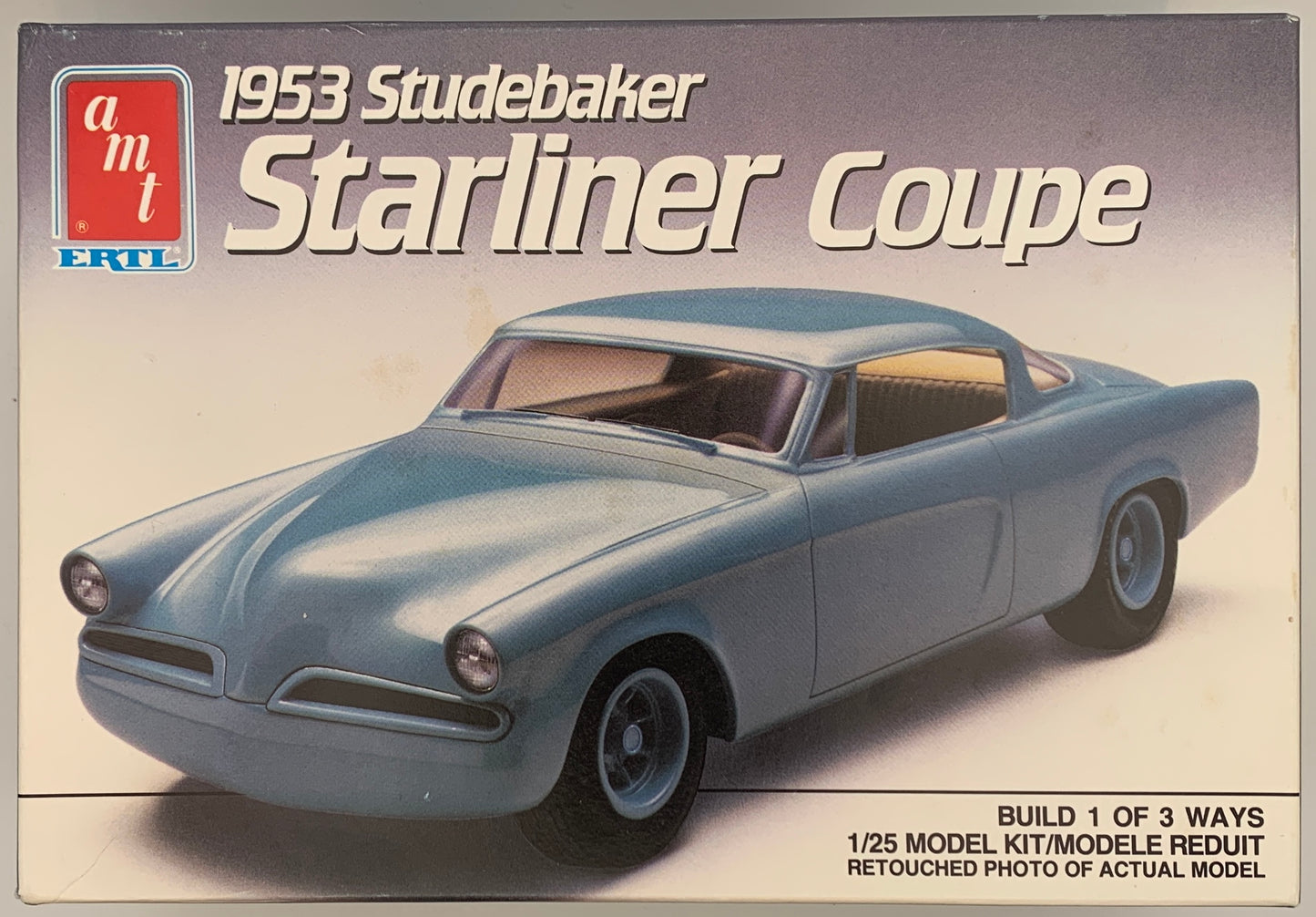 AMT 1953 Studebaker Starliner Coupe, 1/25 Scale Model Kit (Open, Seems Complete)