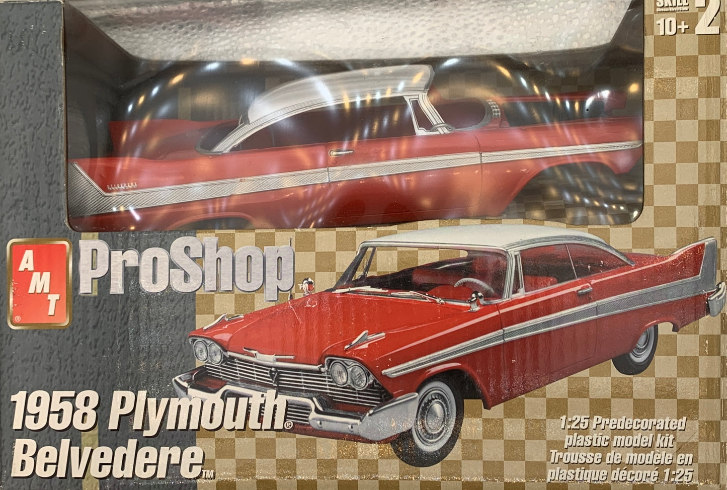 AMT ProShop 1958 Plymouth Belvedere (Predecorated), 1/25 Scale Model Kit