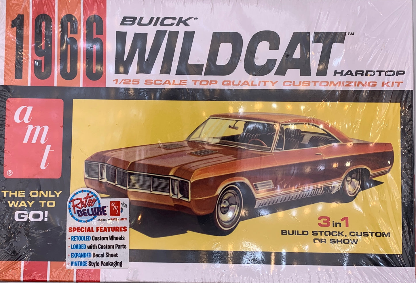 AMT 1966 Buick Wildcat 3-in-1, 1/25 Scale Model Kit