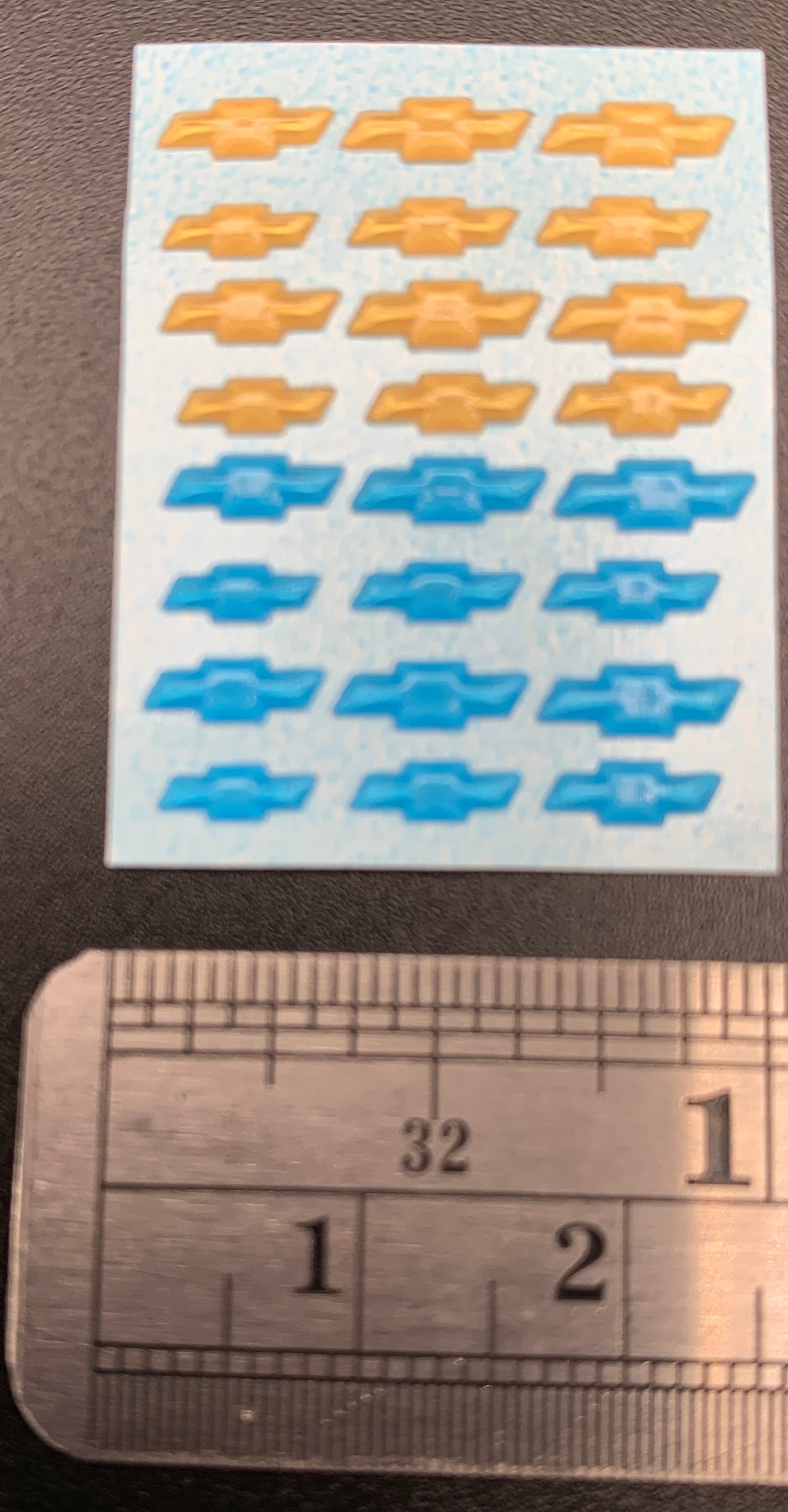 Chevy bow ties Dimensional decal