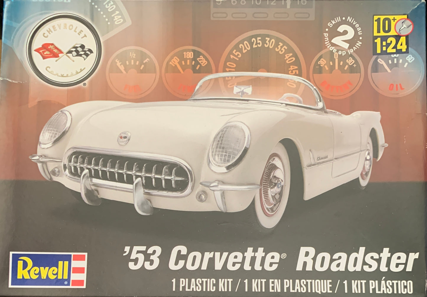 Revell ‘53 Corvette Roadster, 1/25 Scale Model Kit