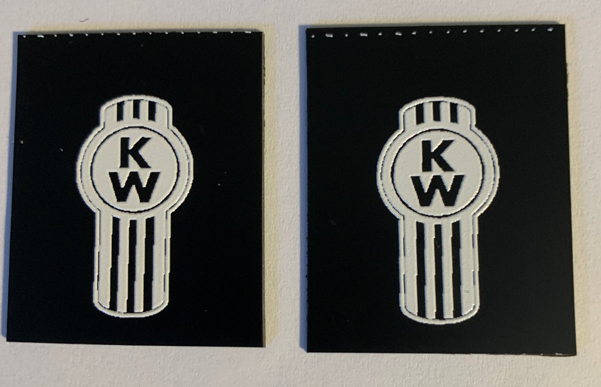 Kenworth KW Mud flaps Dimensional decal