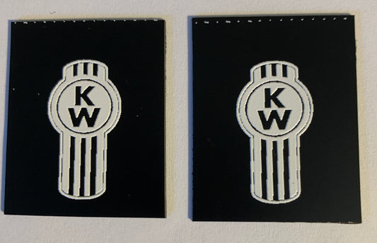Kenworth KW Mud flaps Dimensional decal