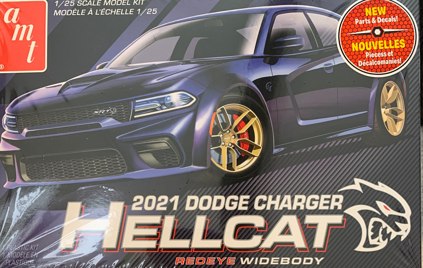 AMT Charger Hellcat redeye wide body model kit