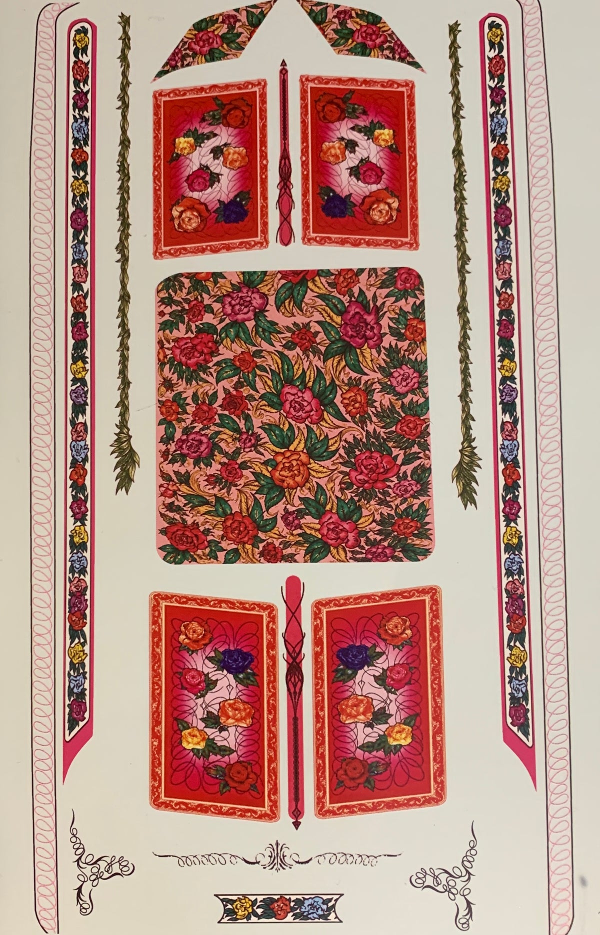 Gypsy rose decal sheet
