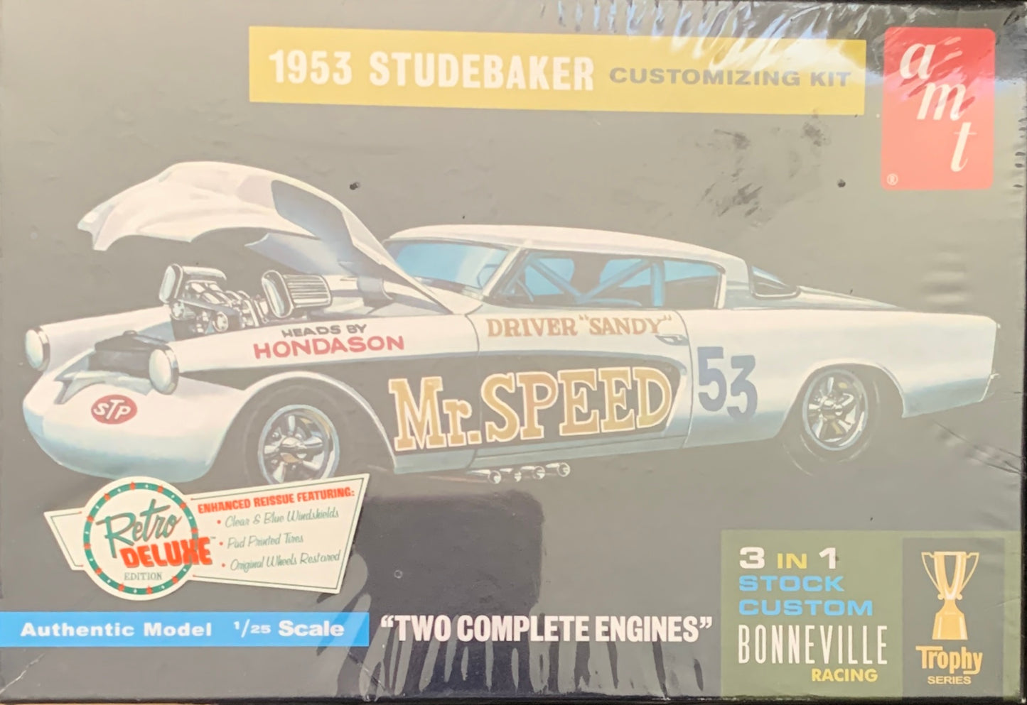 AMT 1953 Studebaker 3-in-1 Customizing Kit, 1/25 Scale Model Kit (Copy)
