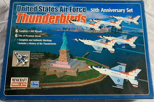 Minicraft U.S. Air Force Thunderbirds 50th Anniversary Set, 1/144 Scale Model Kit