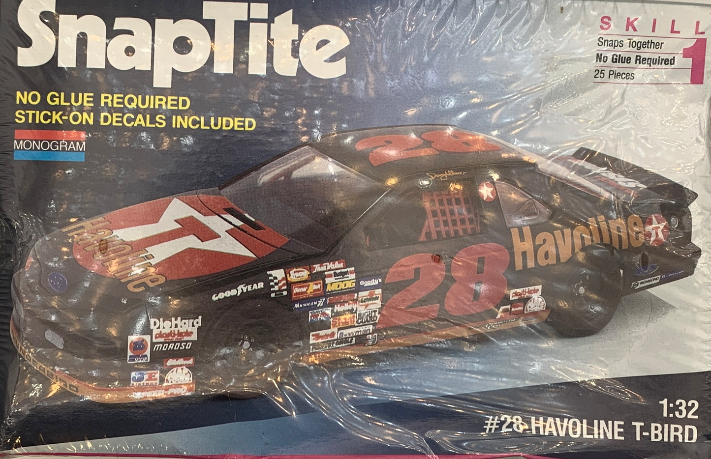 Monogram SnapTite #28 Havoline T-Bird, 1/32 Scale Model Kit