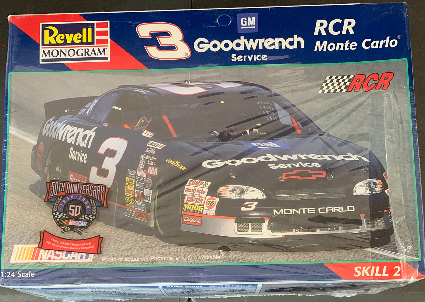 Revell #3 Goodwrench Service RCR Monte Carlo, 1:24 Scale Model Kit