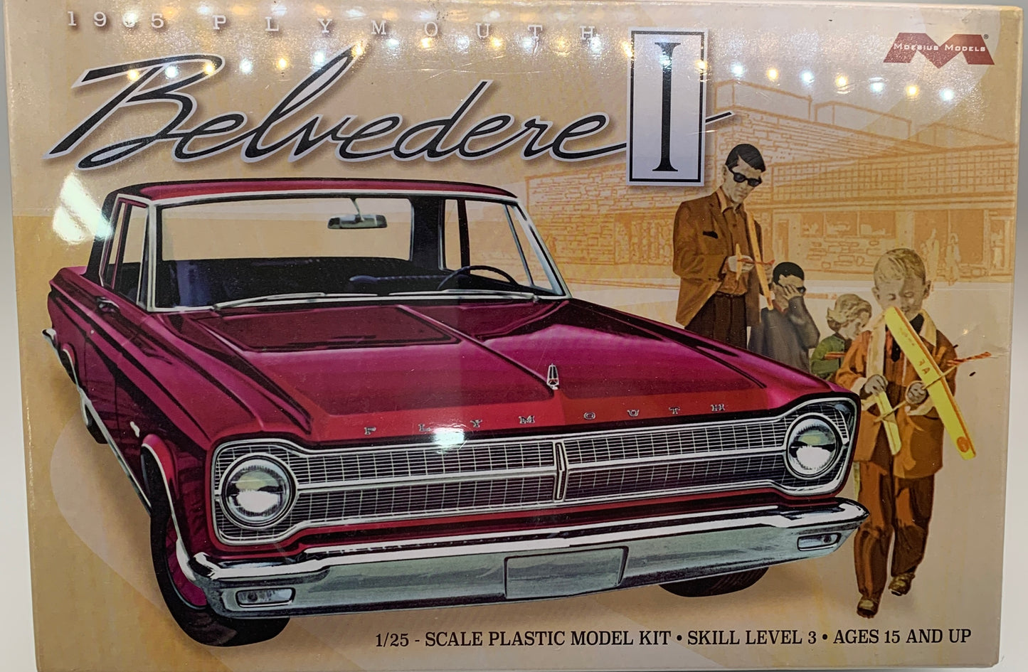 Moebius 1965 Plymouth Belvedere I, 1/25 Scale Model Kit