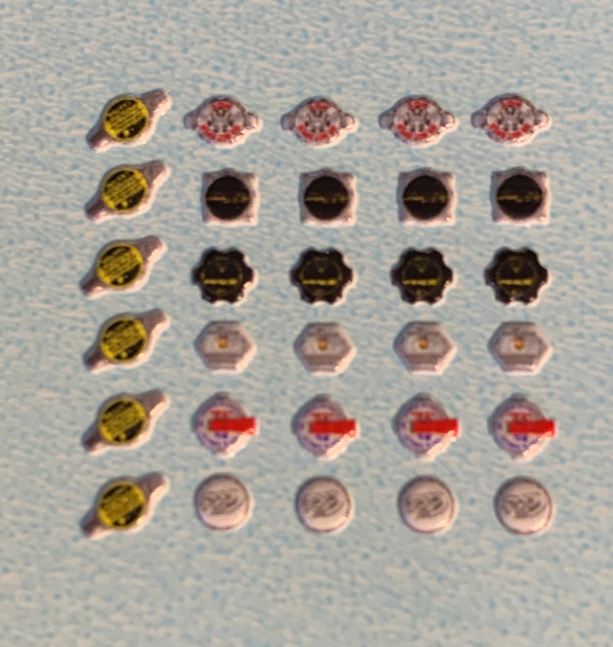 Radiator Caps Dimensional decal