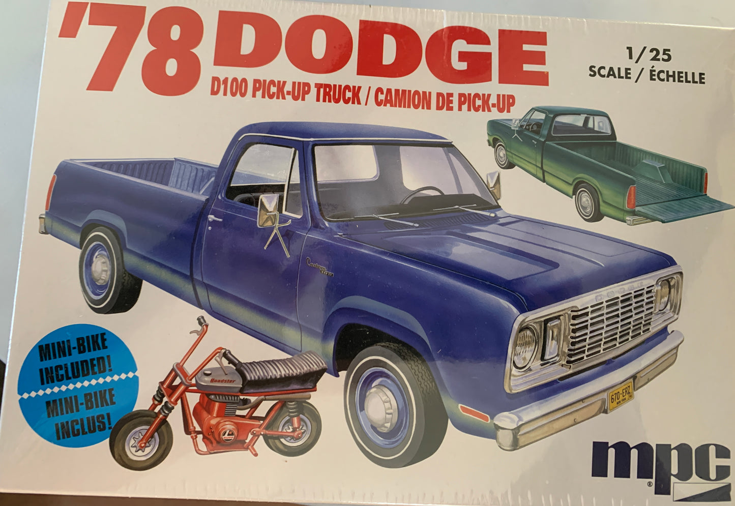 mpc 78 Dodge D100 Pickup model kit