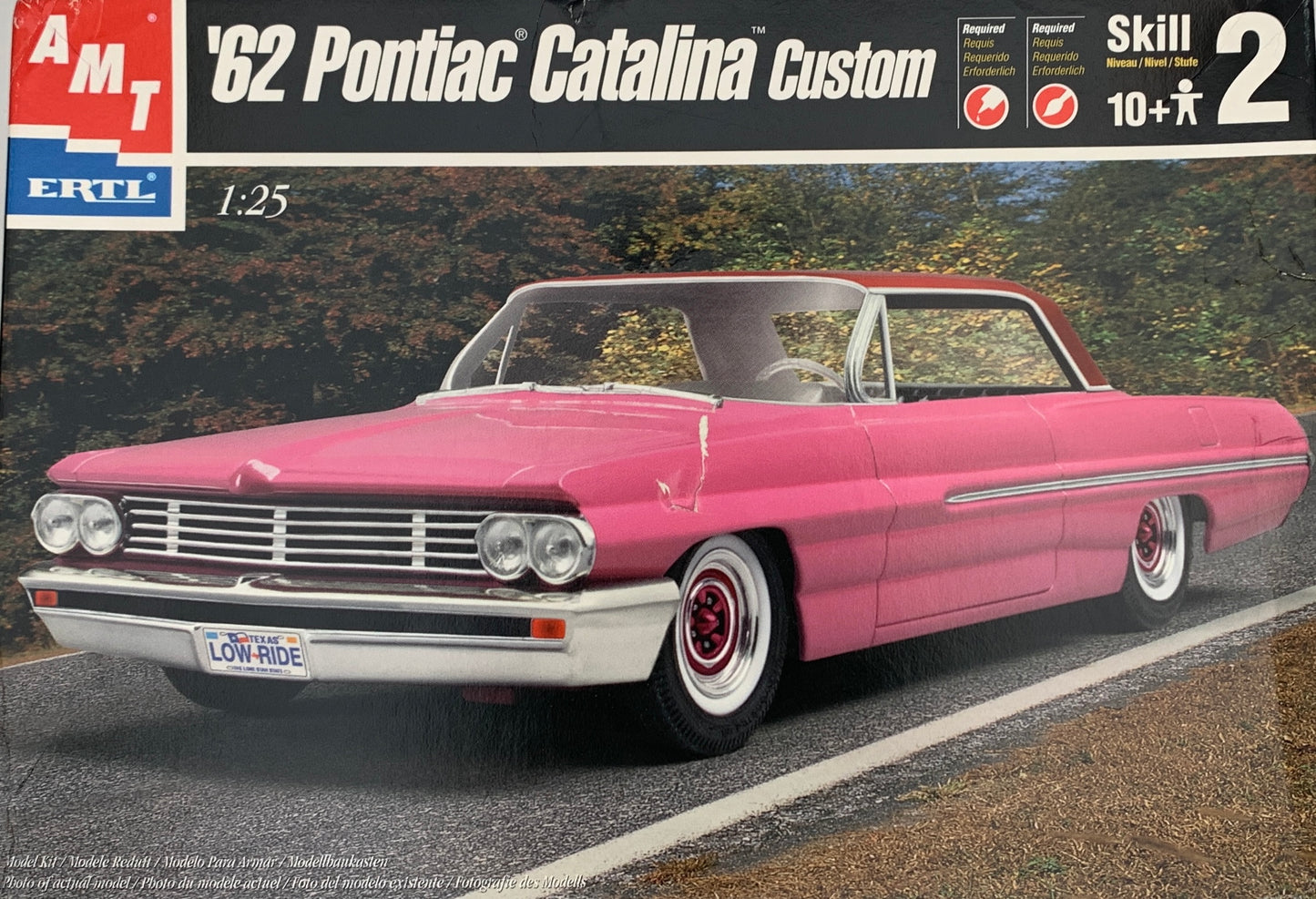 AMT ‘62 Pontiac Catalina Custom, 1/25 Scale Model Kit