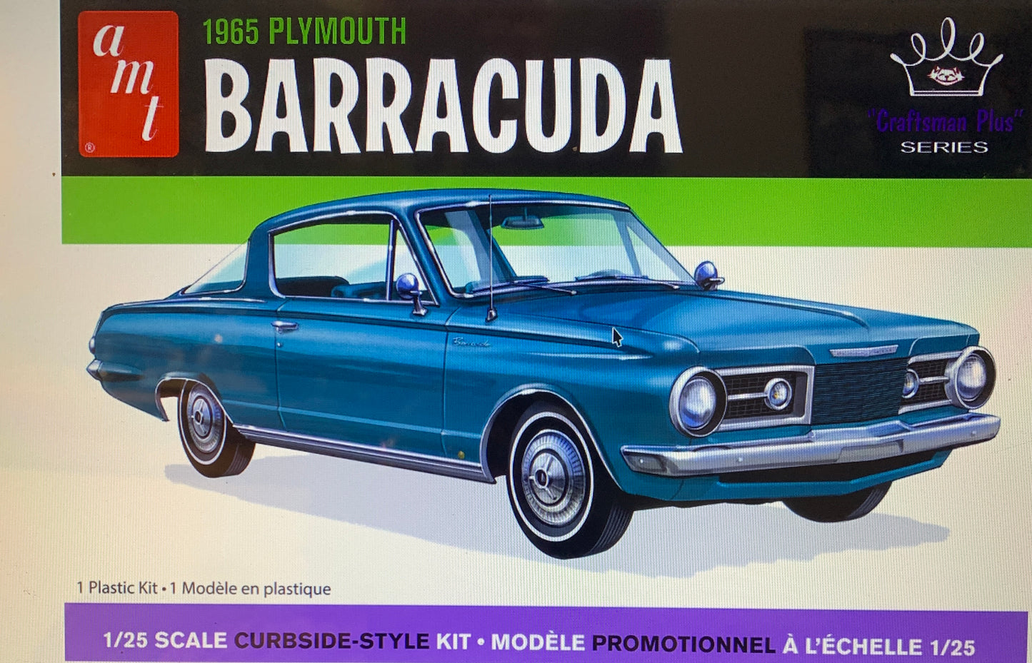 amt 1431 1965 Plymouth Barracuda model kit