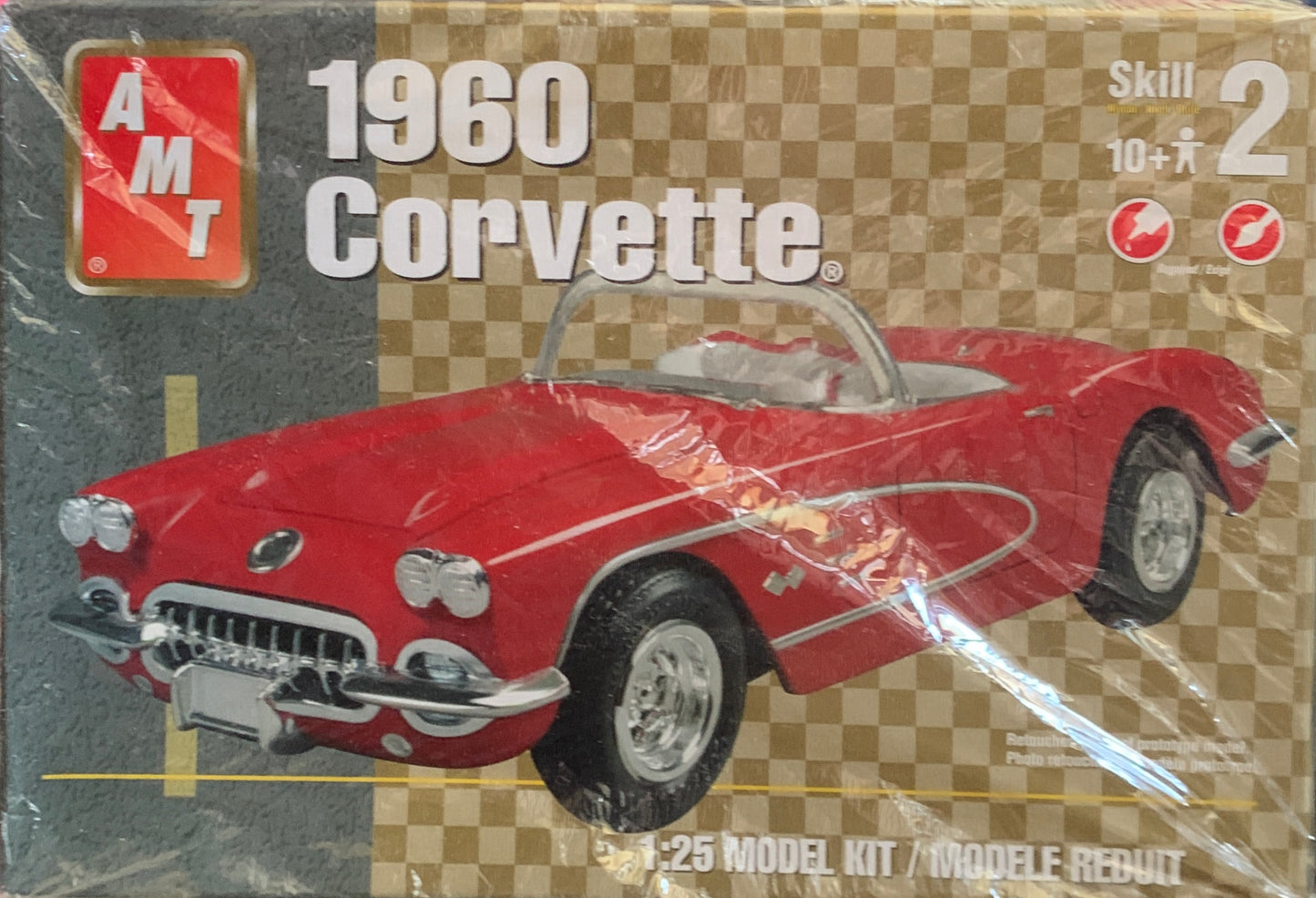 AMT 1960 Corvette, 1/25 Scale Model Kit