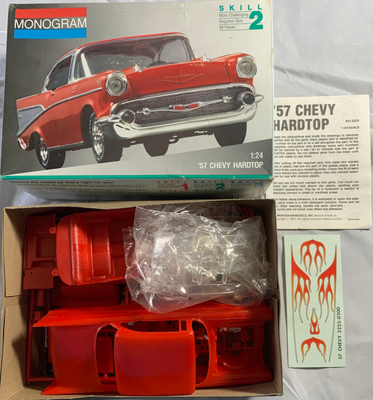 Monogram ‘57 Chevy Hardtop, 1:24 Scale Model Kit