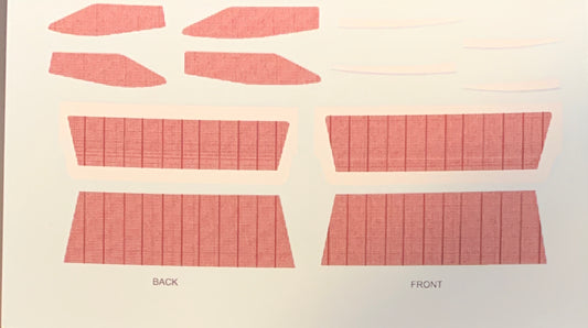 Decals for the 1960 Nomad Station Wagon Interior sized to the AMT kit