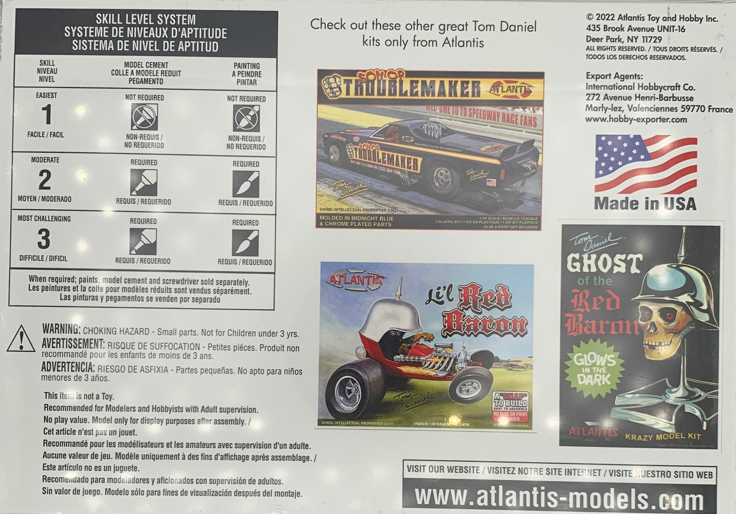 Atlantis Tom Daniel Groovy Grader, 1:24 Scale Model Kit (#M5697)