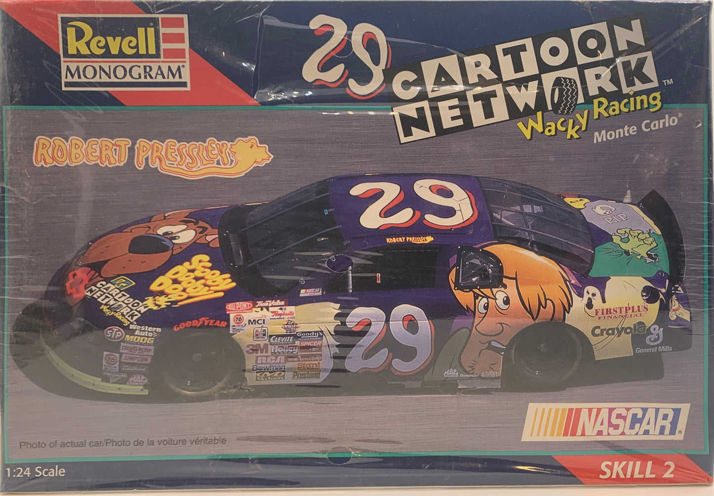 Revell #29 Cartoon Network Wacky Racing Monte Carlo, 1/24 Scale Model Kit