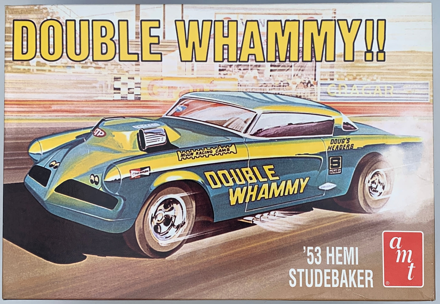AMT ‘53 Hemi Studebaker Double Whammy!! , 1/25 Scale Model Kit