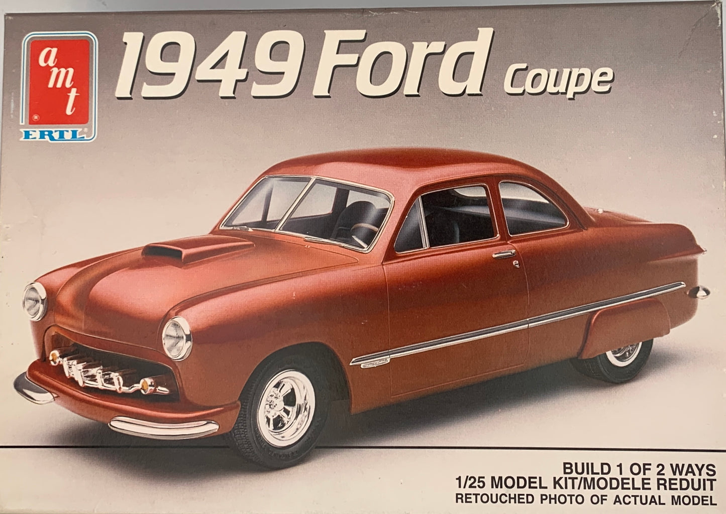 AMT 1949 Ford Coupe, 1/25 Scale Model Kit (Open Complete)