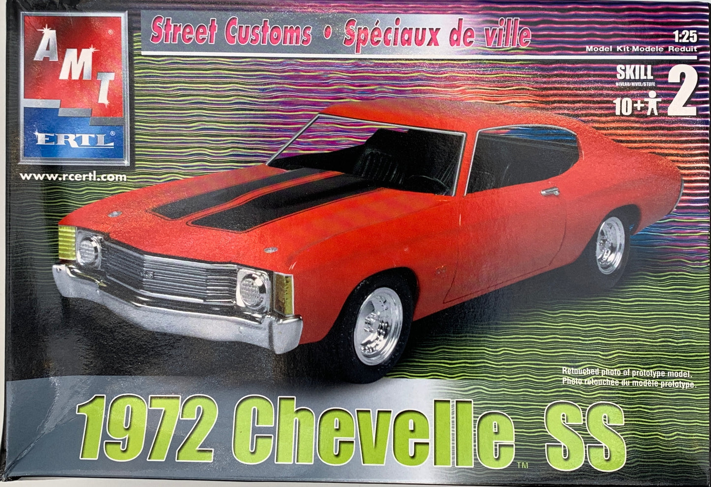 AMT Street Customs 1972 Chevelle SS, 1/25 Scale Model Kit
