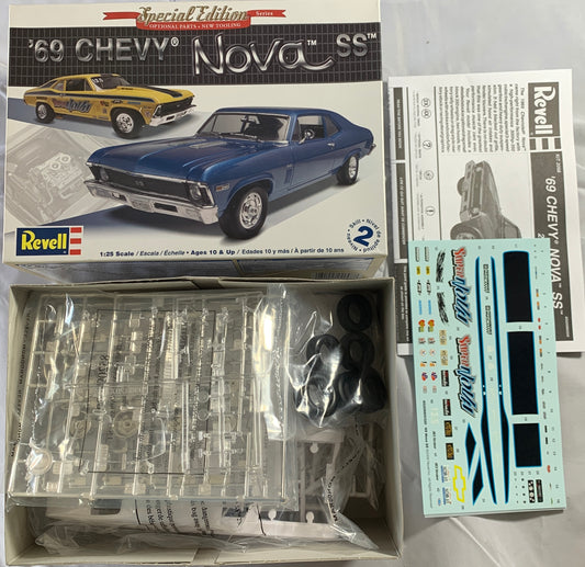 Revell ‘69 Chevy Nova SS Special Edition, 1:25 Scale Model Kit