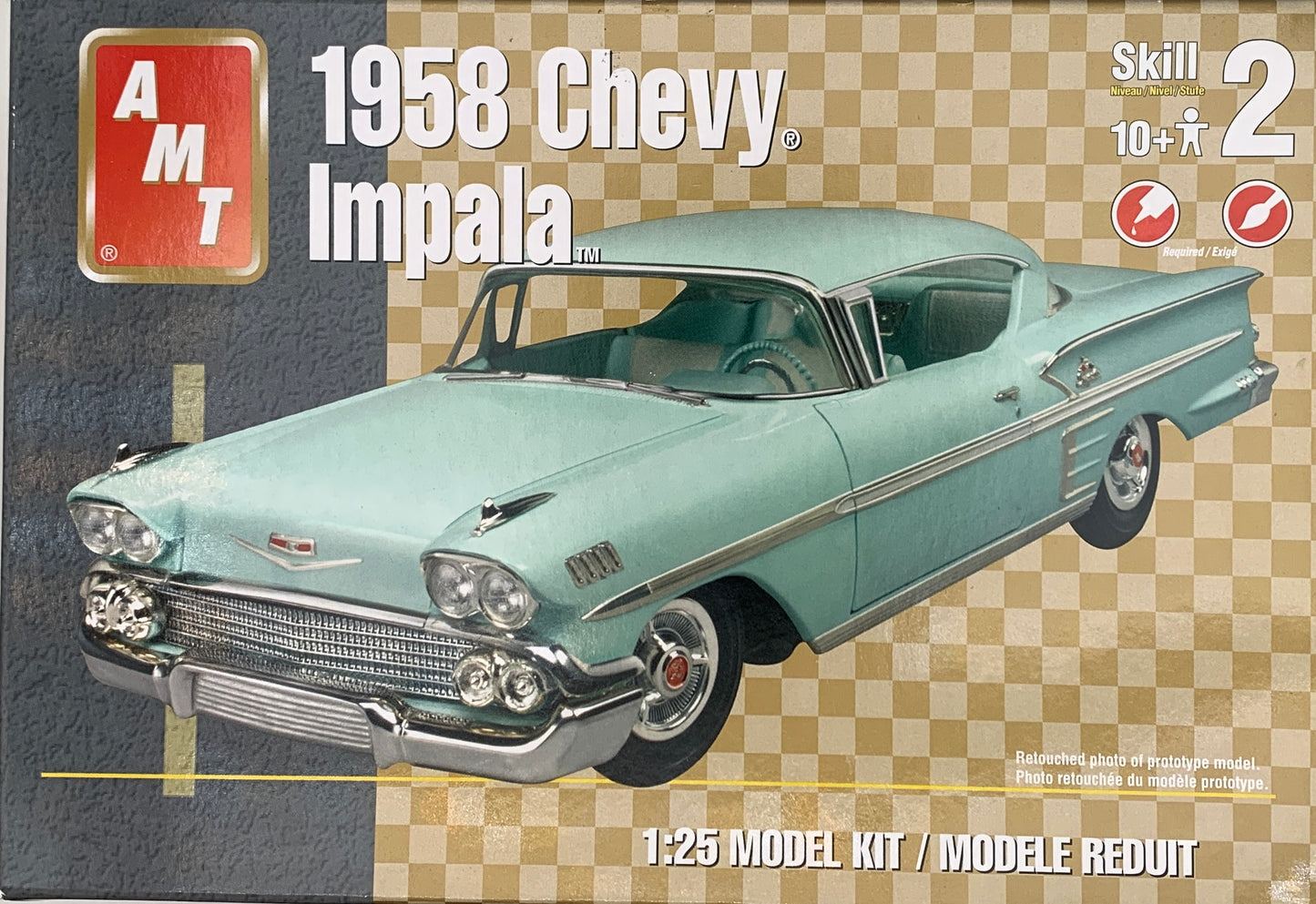 AMT 1958 Chevy Impala, 1/25 Scale Model Kit