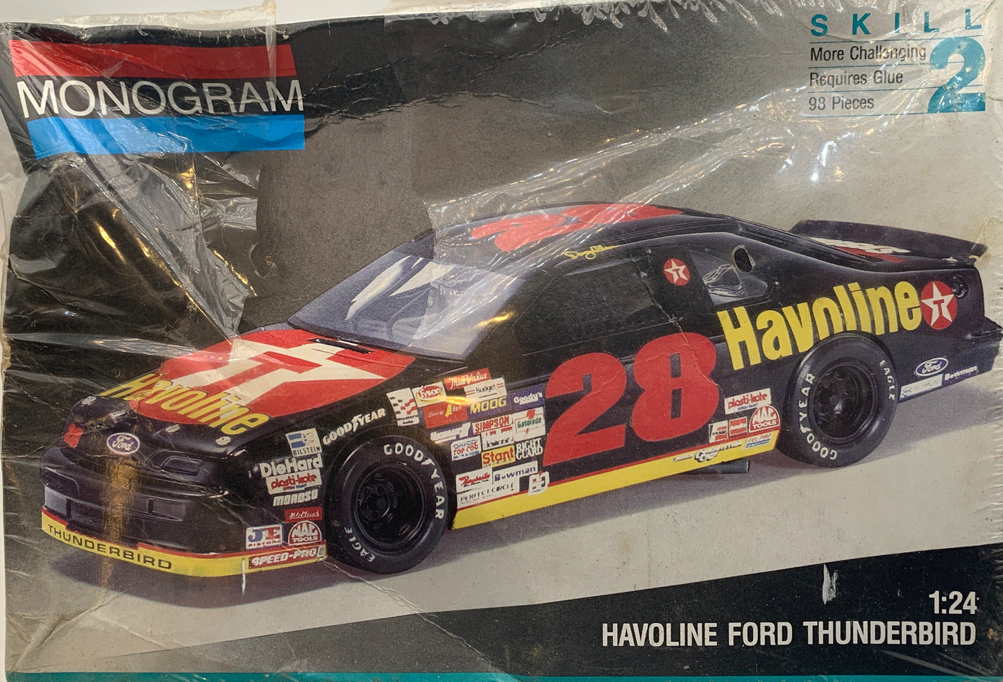 Monogram #28 Havoline Ford Thunderbird, 1/24 Scale Model Kit